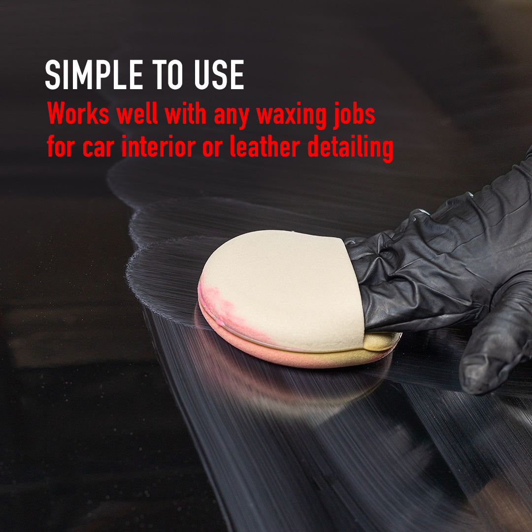 Finger Hold Foam Wax Applicator - 2 Pack