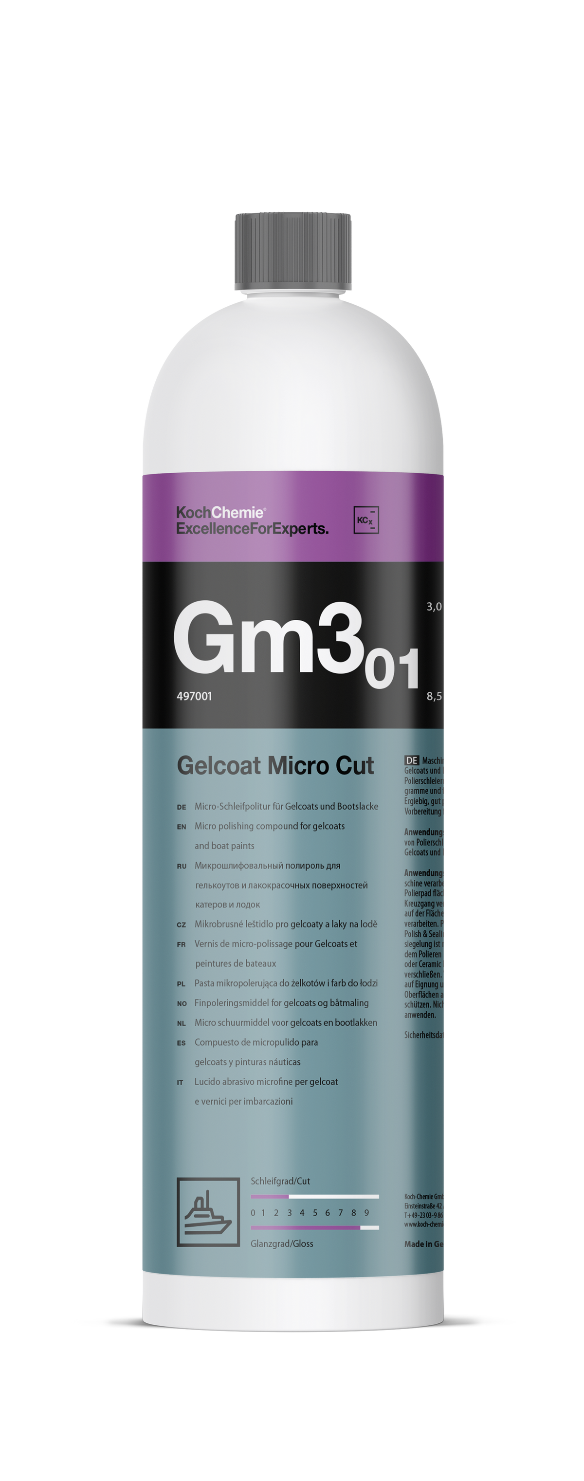 Koch Chemie Marine Gelcoat Micro Cut Gm3.01 1L