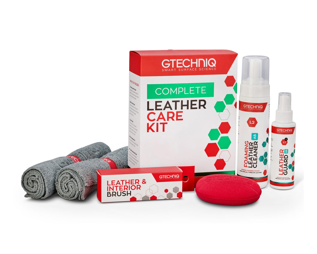 Gtechniq Leather Care Kit – Complete Interior Leather Cleaning & Protection System