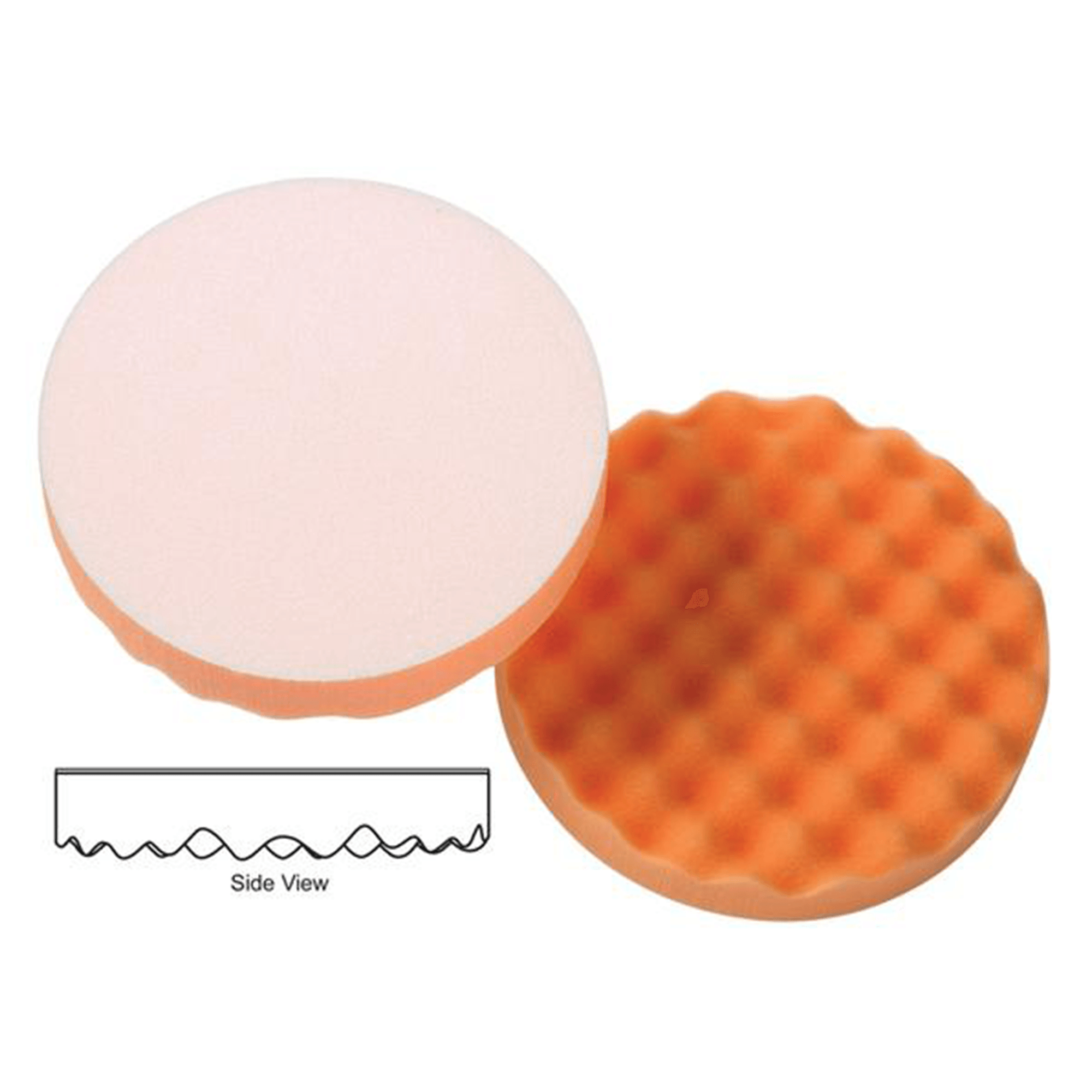 LAKE COUNTRY Orange Light Cutting Waffle Pro Pad