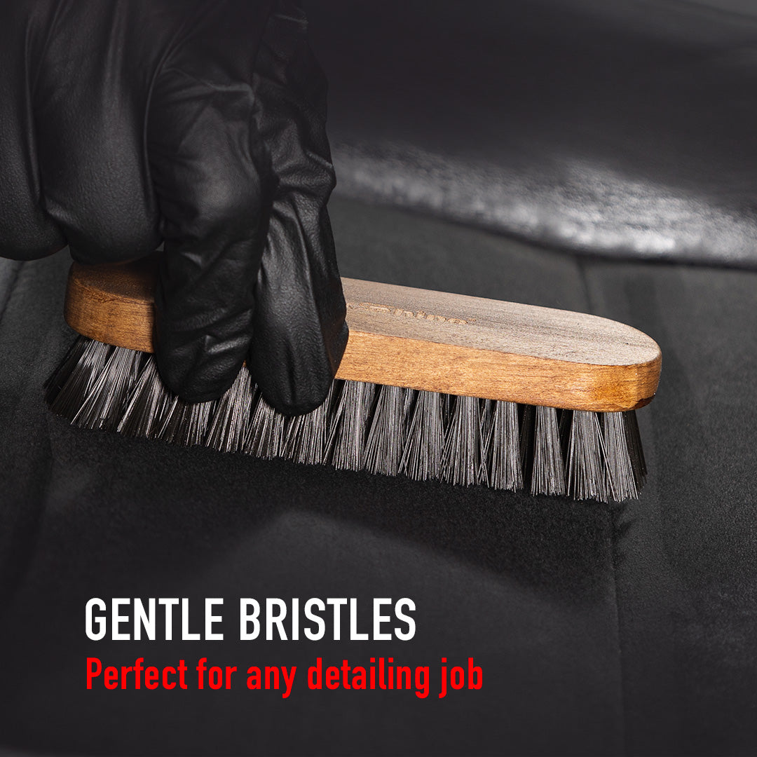 Compact Leather Cleaning Brush