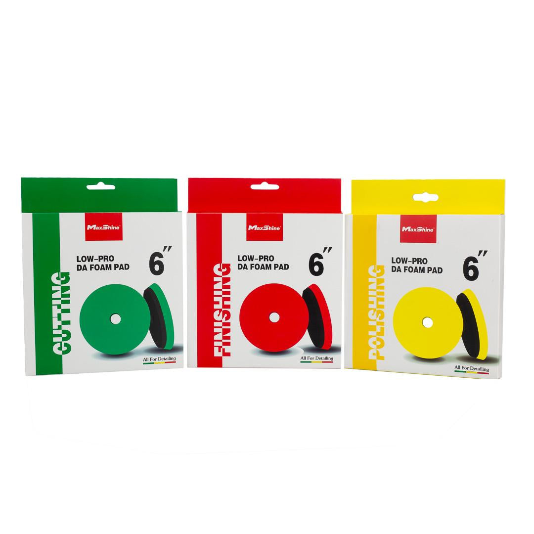 Low Profile Rubber Backed Foam Polishing Pads – 5in, 6in