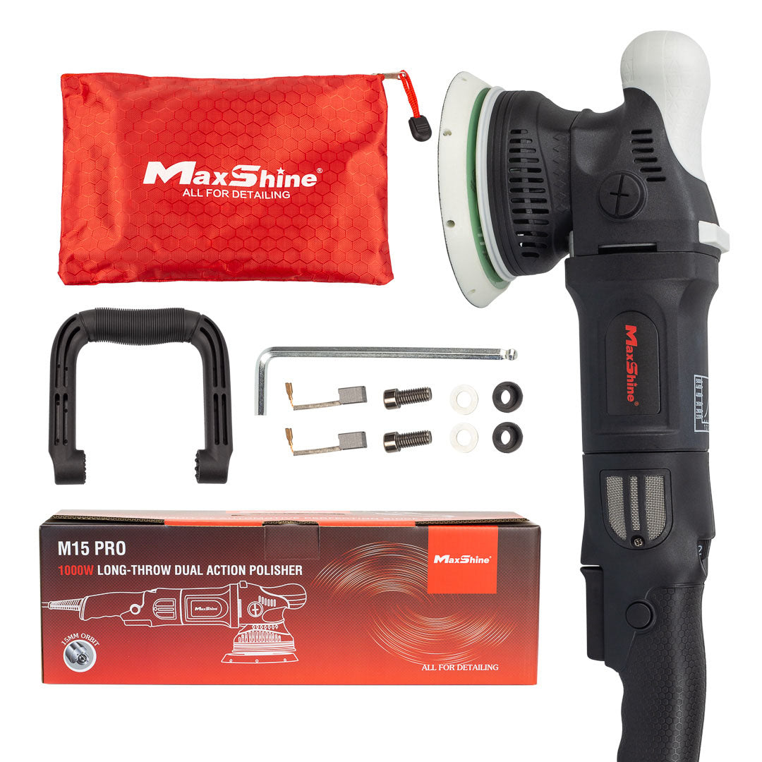 Dual Action Orbital Polisher | M15 Pro - 5in Plate, 15mm Throw, 1000W