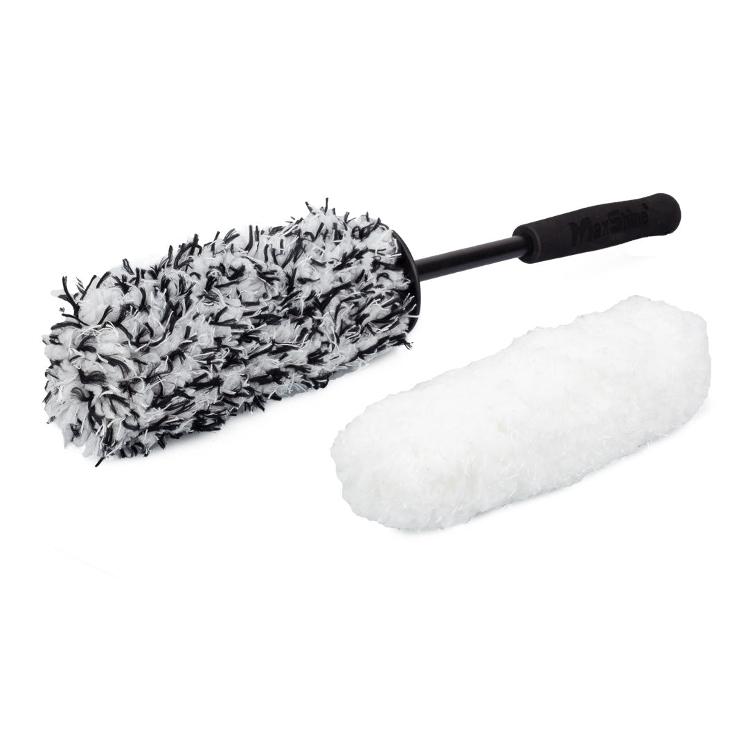 Microfiber Soft Wheel Brush with Replaceable Cover