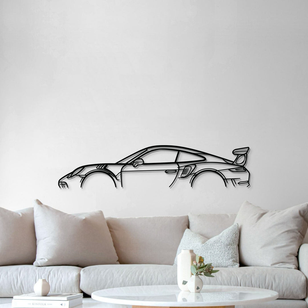 911 GT3 RS Model 991 Metal Car Wall Art - MT0858
