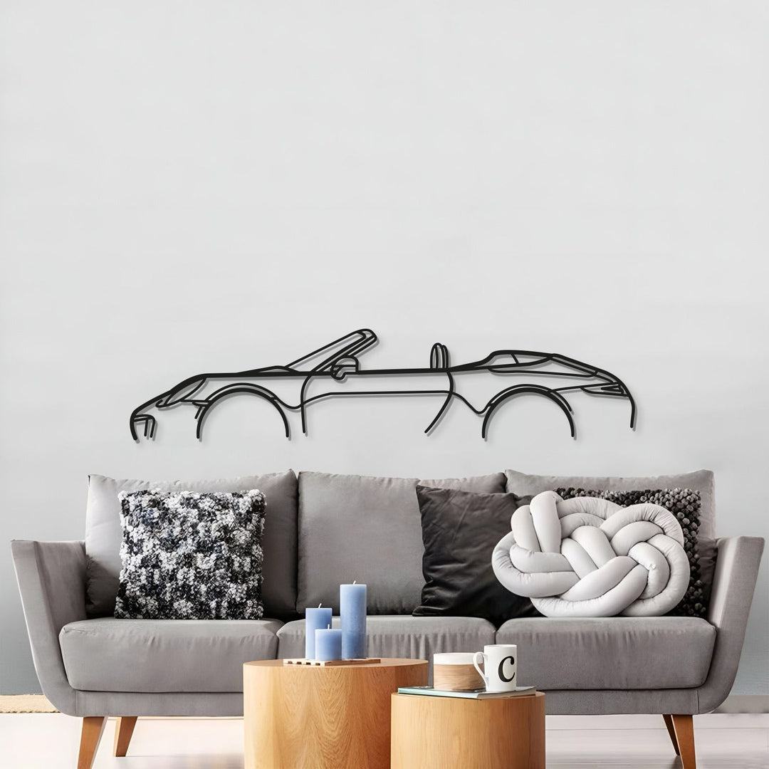 911 Model 991 Metal Car Wall Art - MT0863
