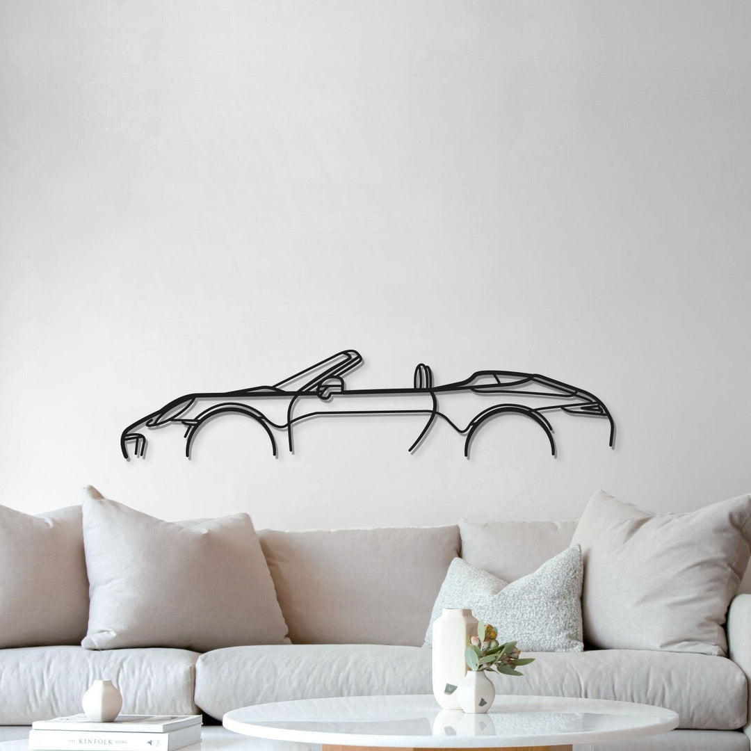 911 Model 991 Metal Car Wall Art - MT0863