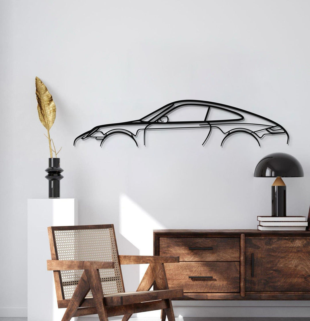 911 Model 997 Metal Car Wall Art - MT0868
