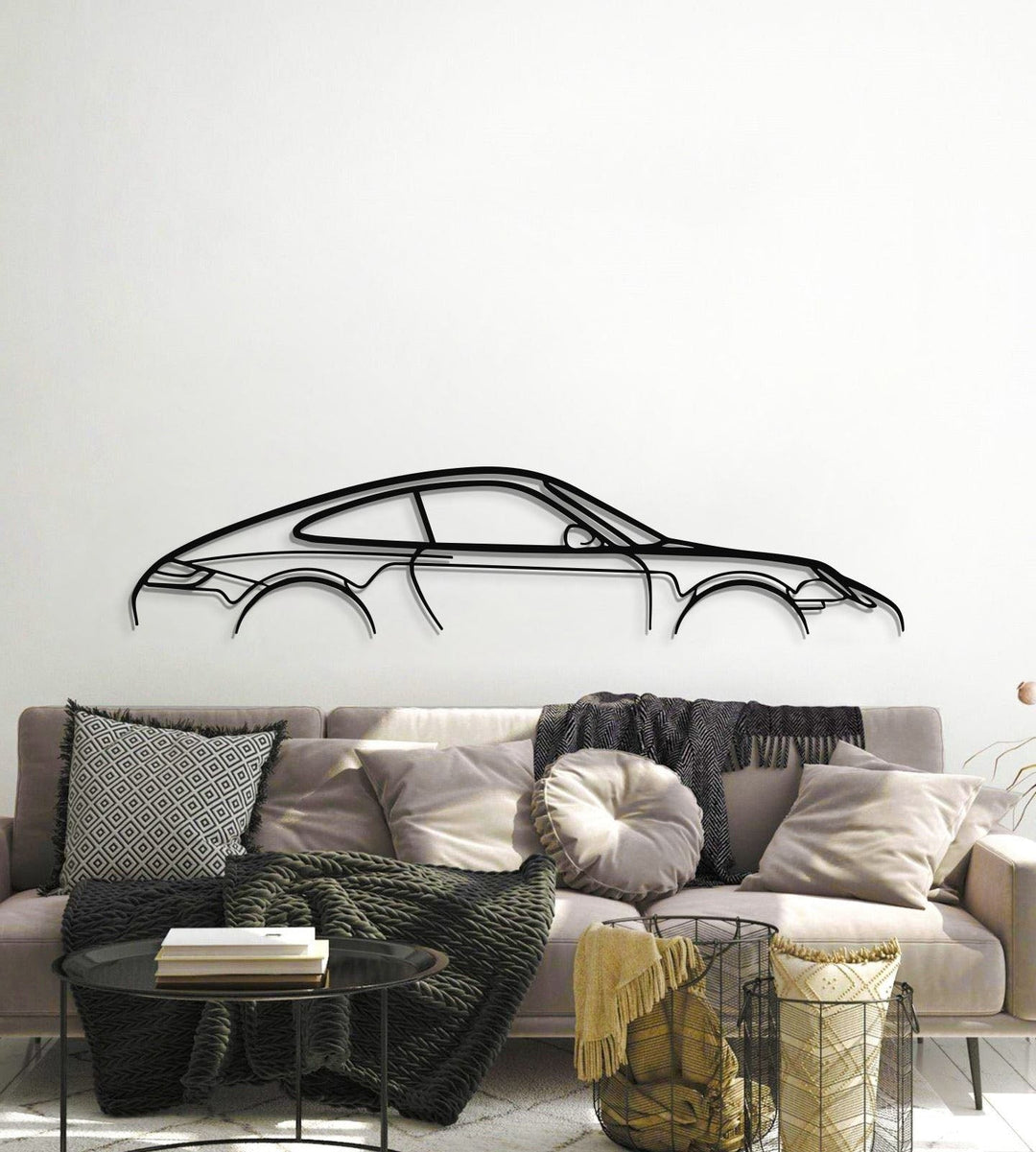 911 Model 997 Metal Car Wall Art - MT0868