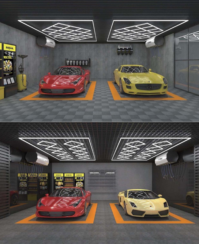 Custom Garage LED Lighting System