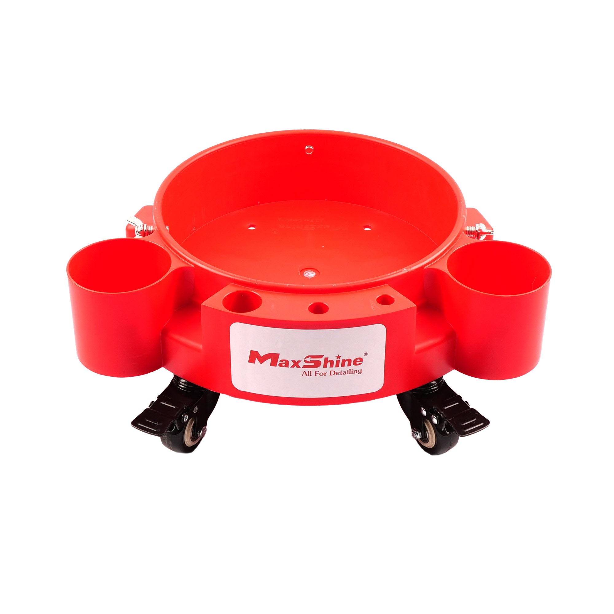 Rolling Bucket Dolly - Classic Red
