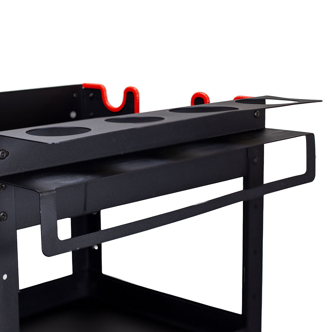 Rolling Detailing Cart - Coated Steel