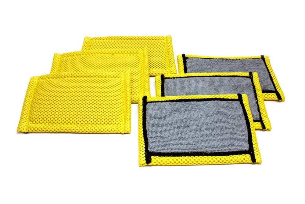AUTOFIBER Skinny Scrubber Interior Scrubbing Sponge 6 " x 4" - 6 pack