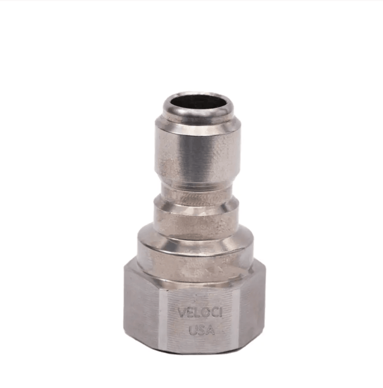 MTM HYDRO Prima Stainless Steel QC Plug 3/8 FPT