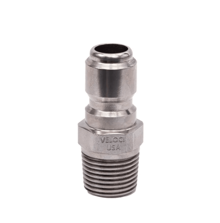 MTM HYDRO Prima Stainless Steel QC Plug 3/8 MPT