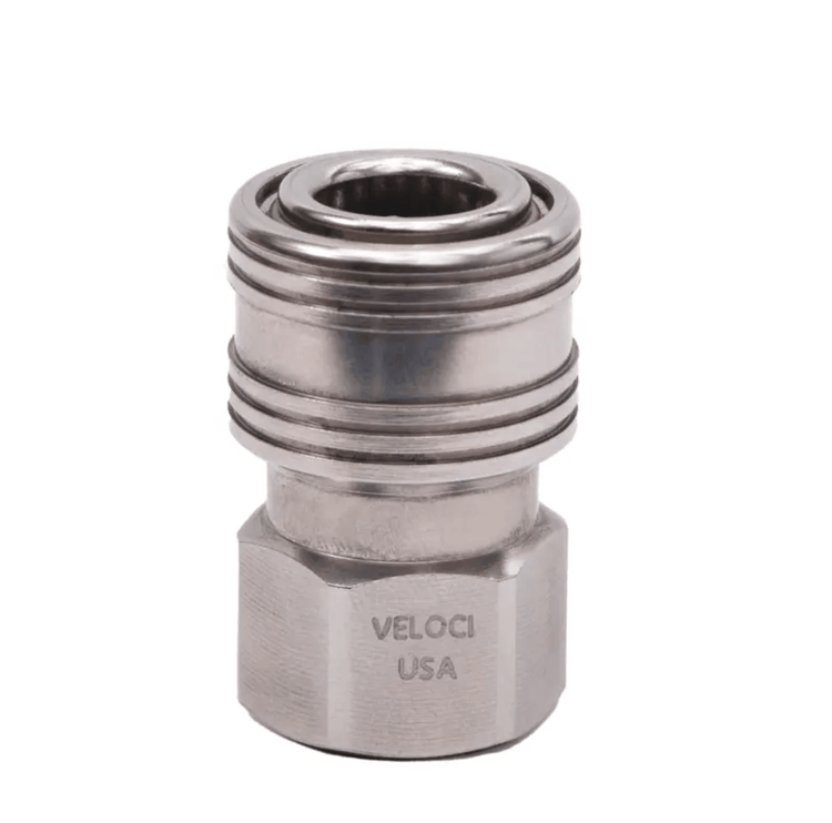 MTM HYDRO Prima Stainless Steel QC Coupler 1/4 FPT