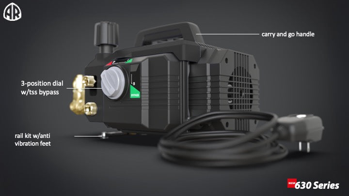 AR630(black) Pro Electric Pressure Washer – Commercial-Grade Performance for Detailers & Professionals