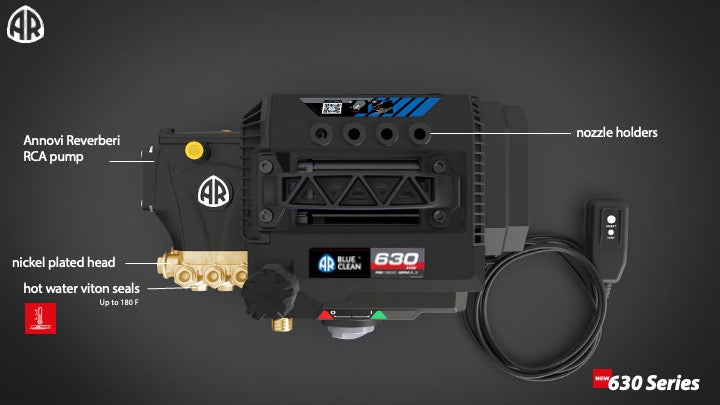 AR630(black) Pro Electric Pressure Washer – Commercial-Grade Performance for Detailers & Professionals