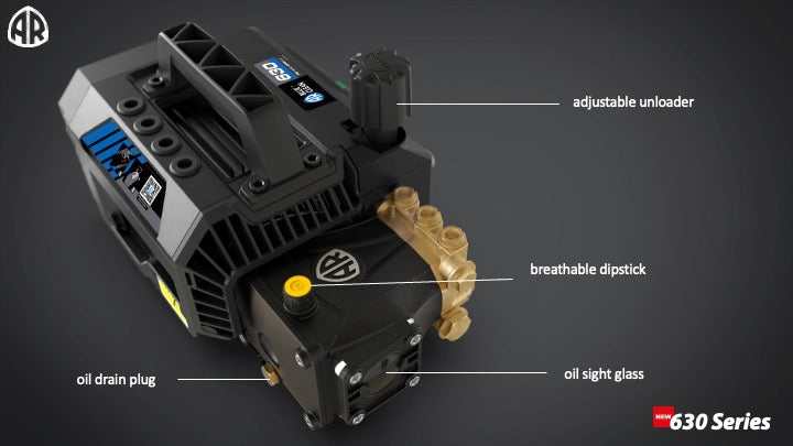 AR630(black) Pro Electric Pressure Washer – Commercial-Grade Performance for Detailers & Professionals