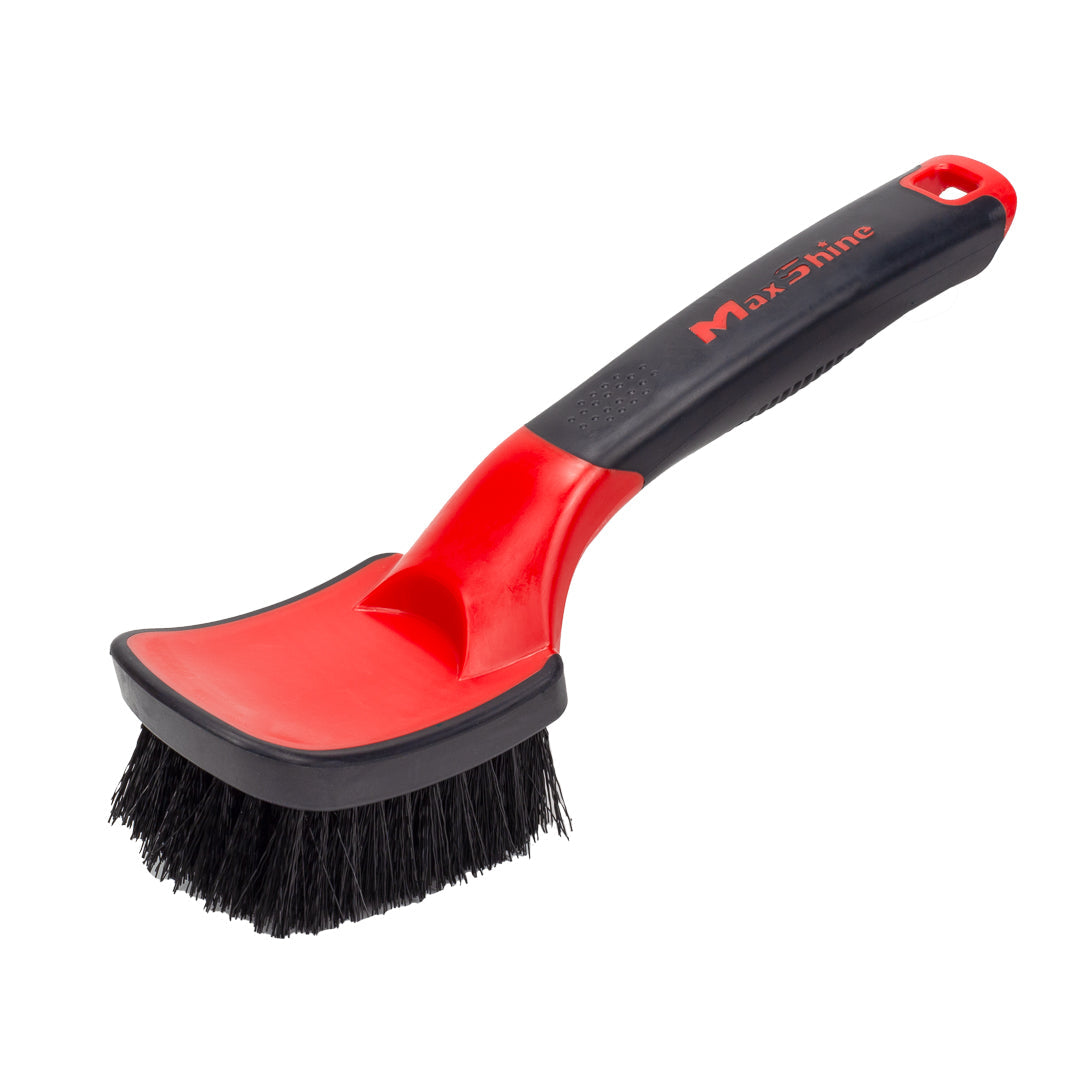 Soft Grip Heavy Duty Tire Brush with Short Handle
