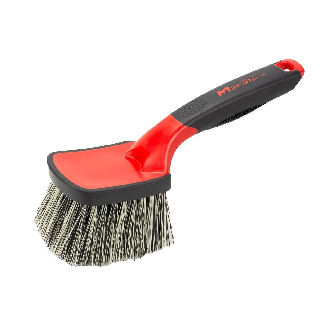 Soft Grip Light Duty Rim Cleaning Brush with Medium Handle