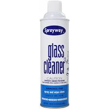 Sprayway Glass Cleaner - 19 oz Aerosol Can - CASE of 12