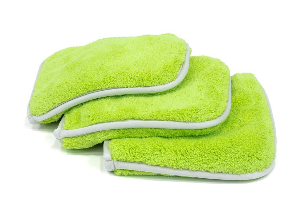 AUTOFIBER Double Flip Rinseless Car Wash Microfiber Towel 3 Pack 8" x 8"