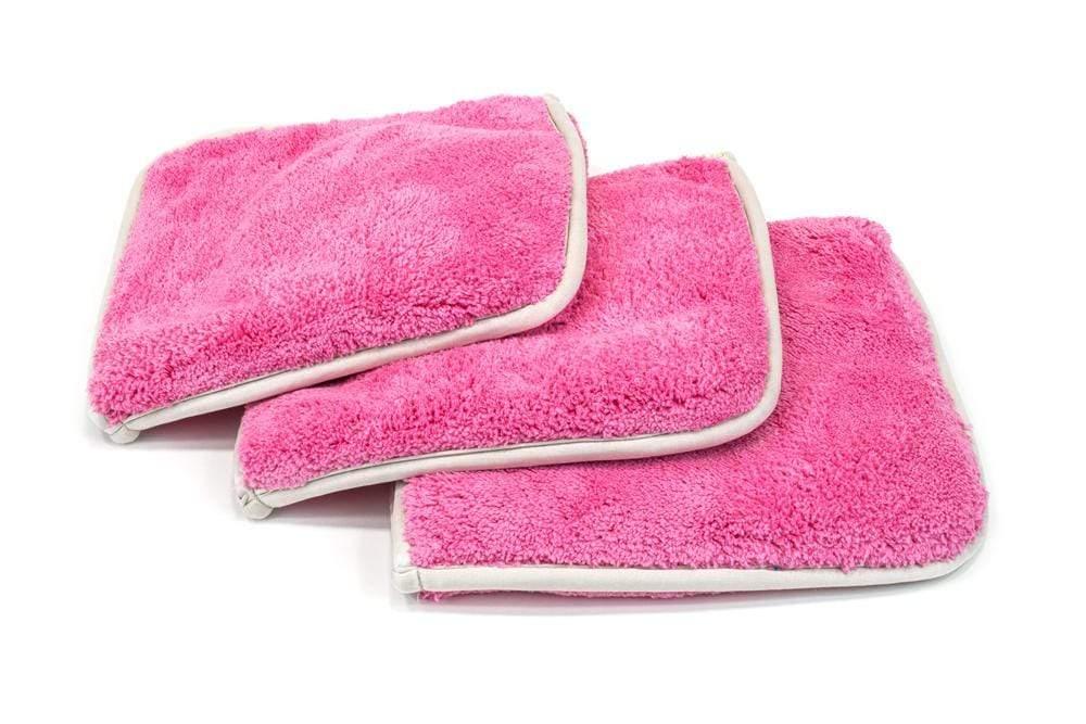 AUTOFIBER Double Flip Rinseless Car Wash Microfiber Towel 3 Pack 8" x 8"