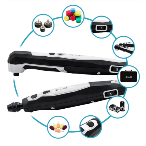 LIQUID ELEMENTS A800 Mini Cordless Polishing System – Compact Precision Tools for Tight-Space Detailing