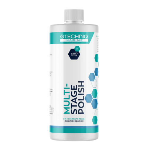 GTECHNIQ Marine Multi-Stage Polish – High-Gloss, Gentle on Gelcoat and Topcoat