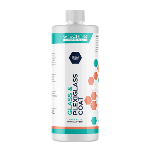 GTECHNIQ Marine Glass & Plexiglass Coat – Water-Repellent Coating for Clear Surfaces