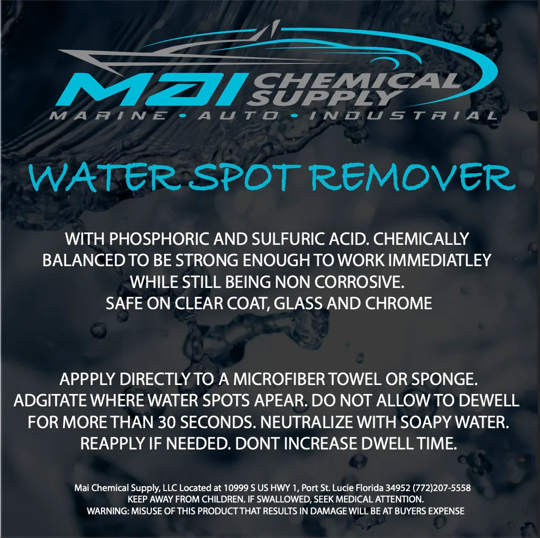 MAI Chemical Water Spot Remover