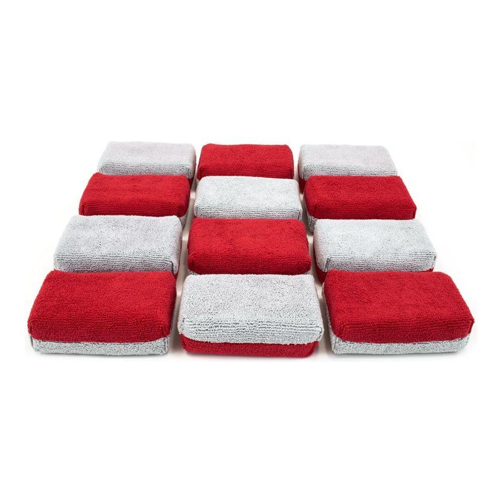 AUTOFIBER Thick Saver Applicator Microfiber Coating Applicator Sponge with Plastic Barrier