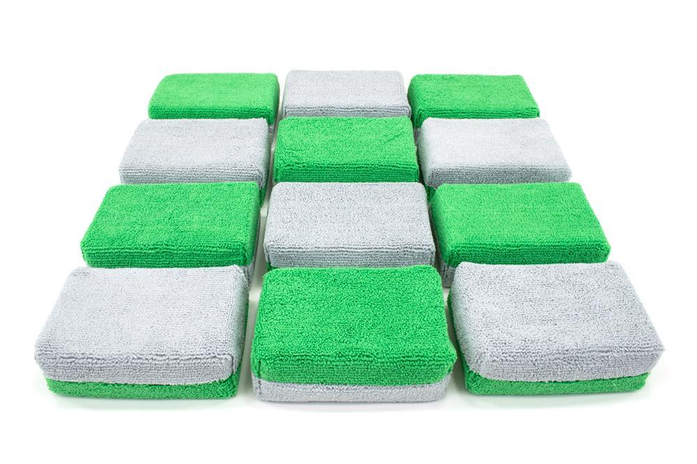 AUTOFIBER Thick Saver Applicator Microfiber Coating Applicator Sponge with Plastic Barrier