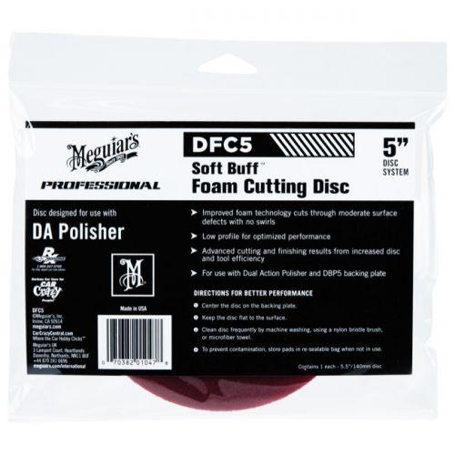 MEGUIAR'S DFC Soft Buff DA Foam Cutting Pad (5 inch)