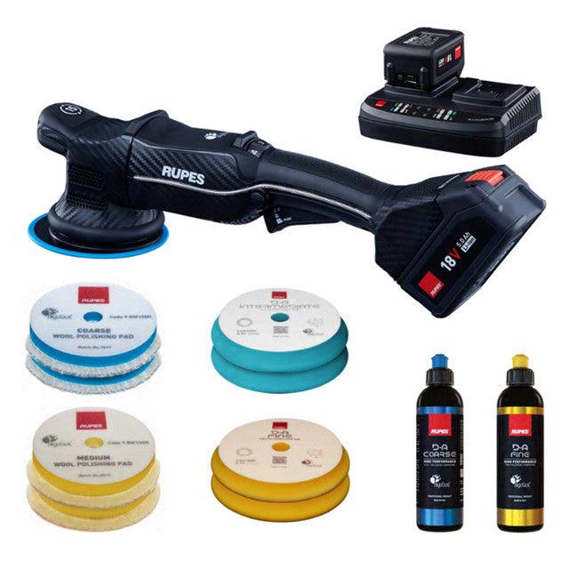 RUPES BigFoot iBrid HLR15 Cordless Automotive Paint Polisher