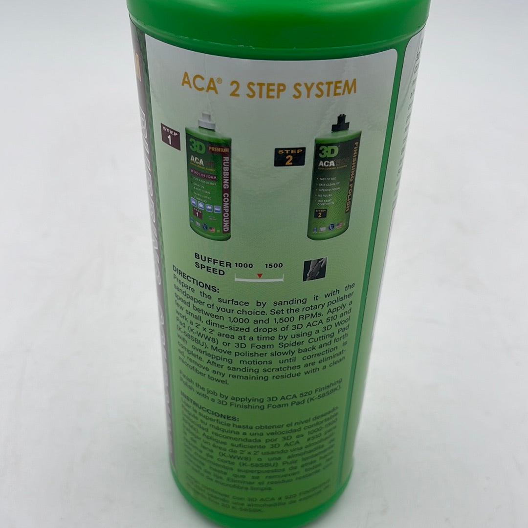 3D ACA 510 Rubbing Compound 32 oz