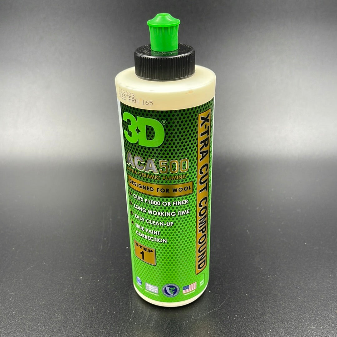 3D ACA 500 X-TRA Cut Compound 8 OZ
