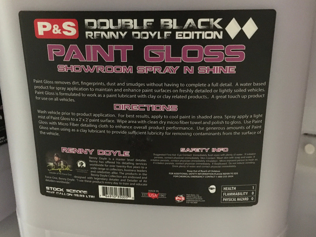 Paint Gloss Showroom Spray N Shine 5 Gal