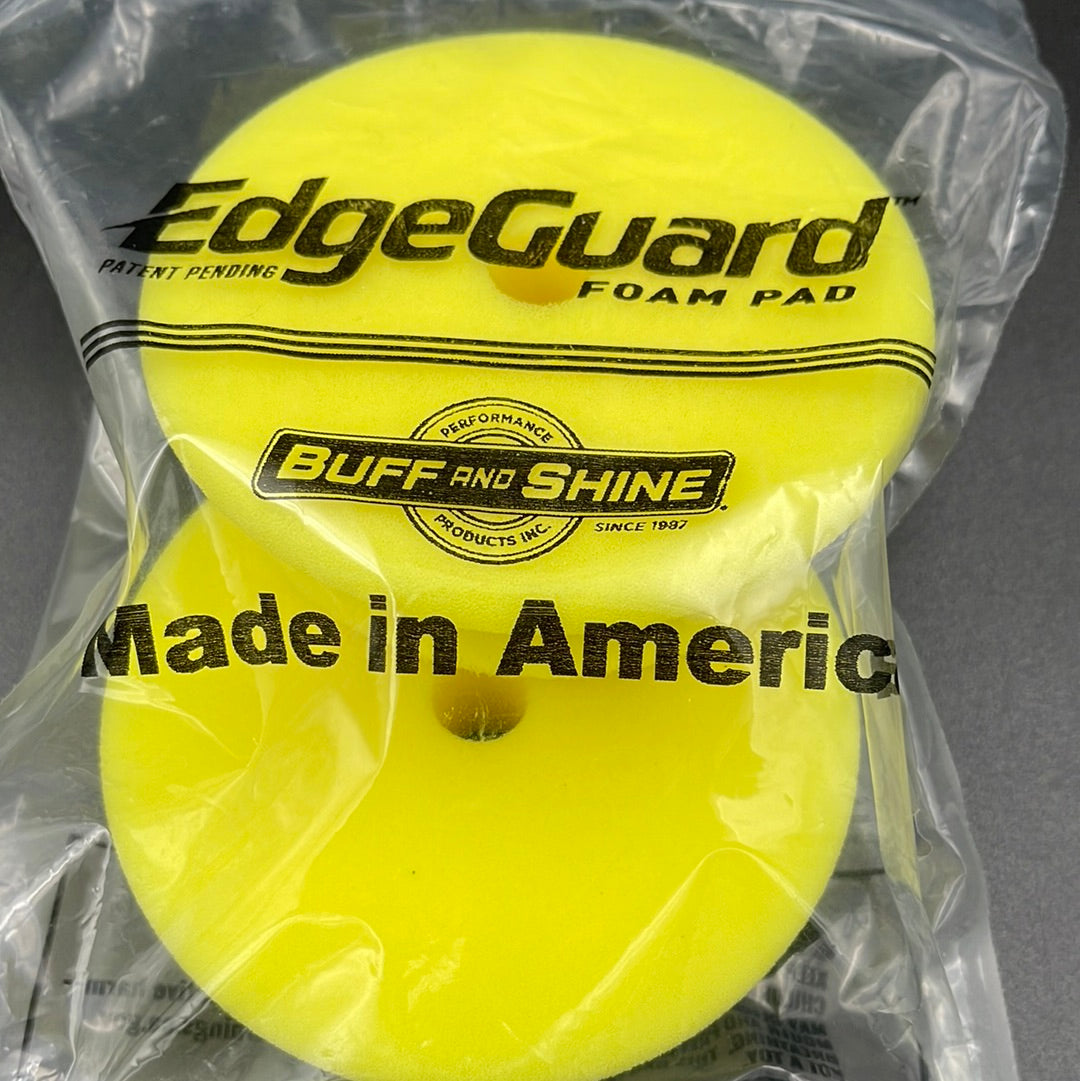 Edgeguard Yellow Foam Finish Pad  3' 2 pack