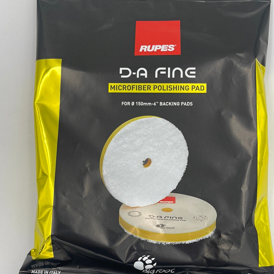 Rupes Fine 160mm 6' Microfiber Pad