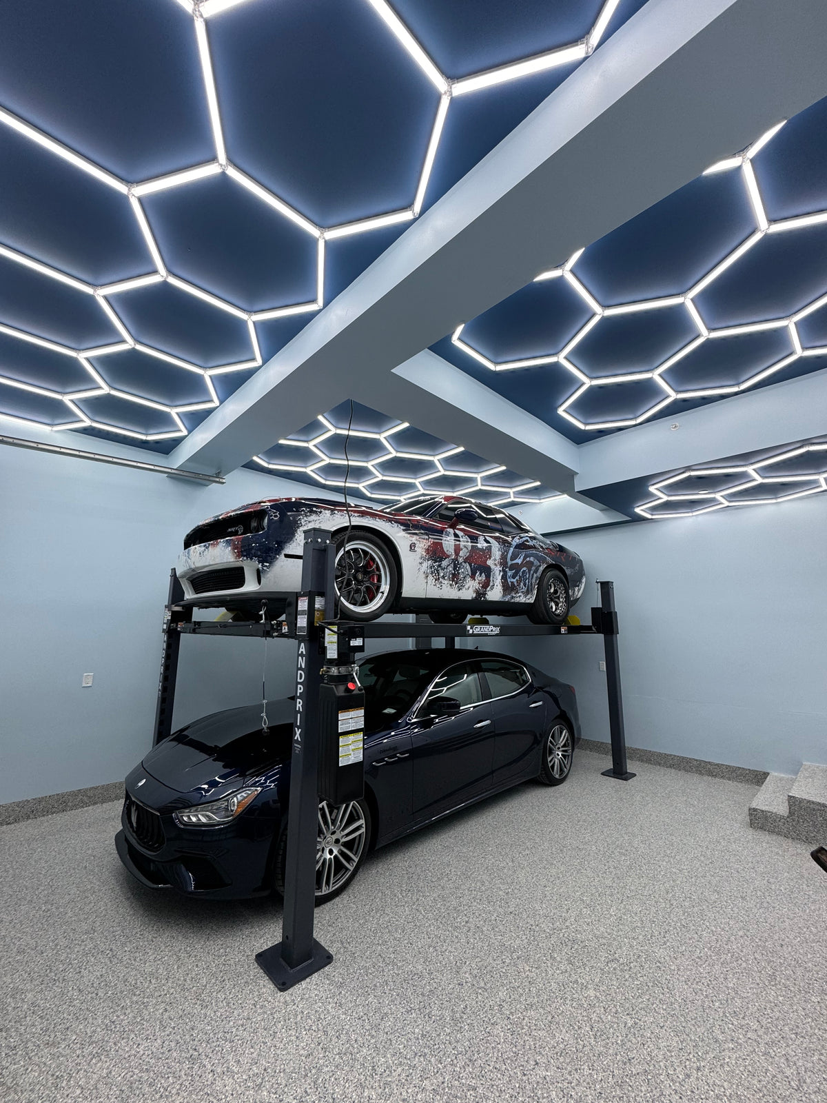 Custom Garage LED Lighting System
