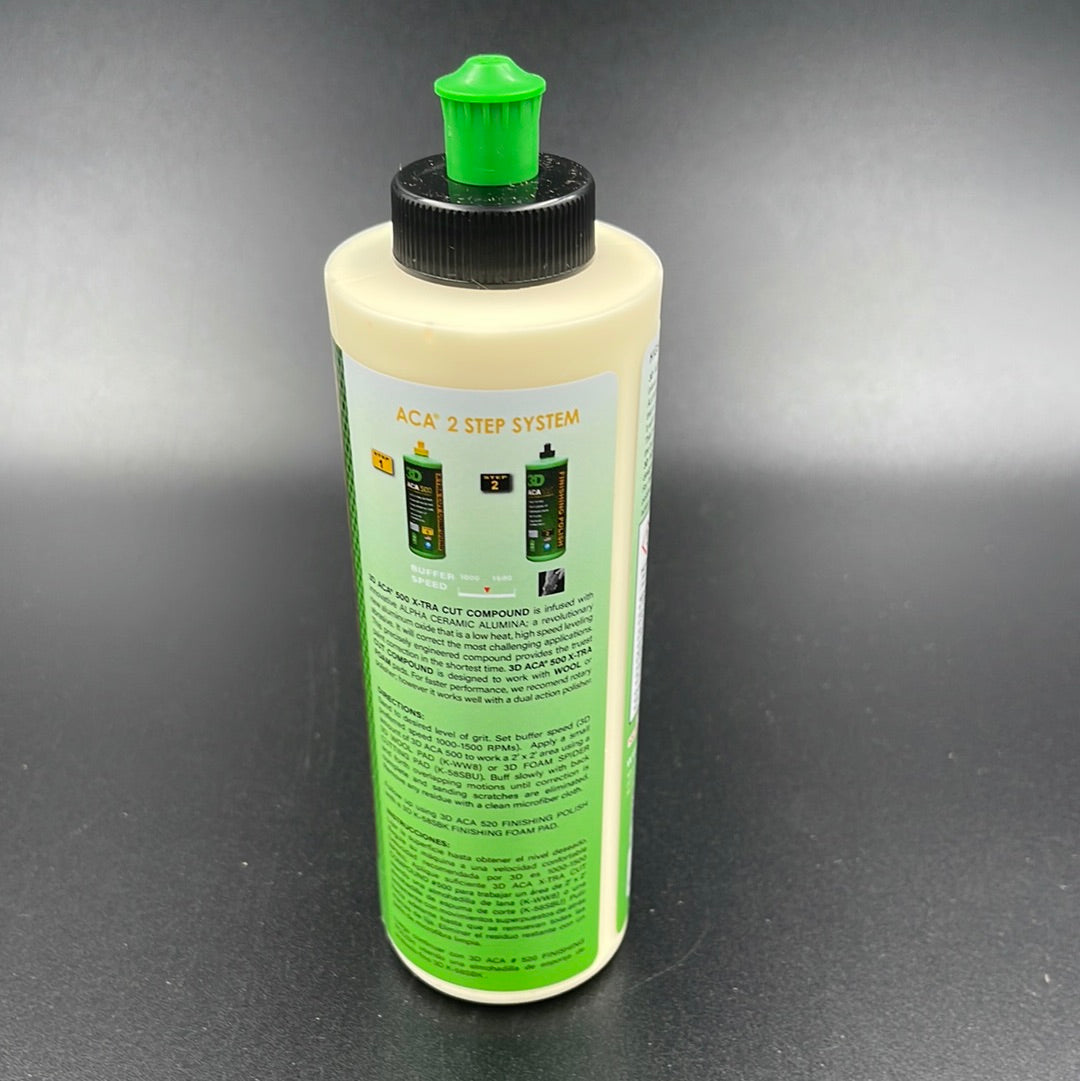 3D ACA 500 X-TRA Cut Compound 8 OZ