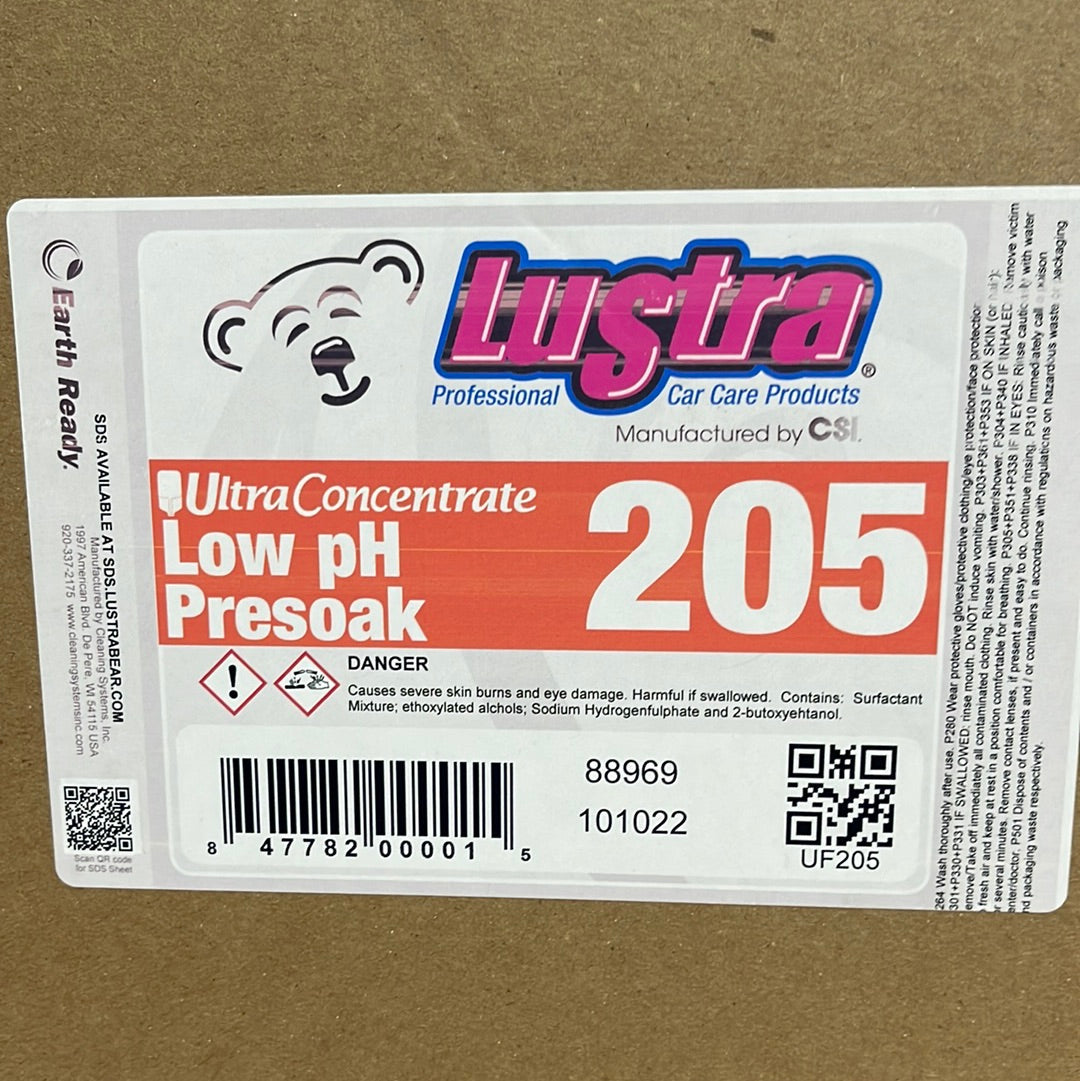 Lustra LOW PH Presoak 205  UltraFlex 4/1 Case