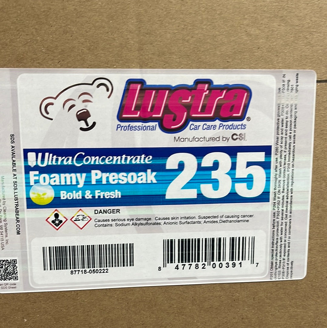 Lustra Foamy PreSoak 235 PreSoak Case 4/1