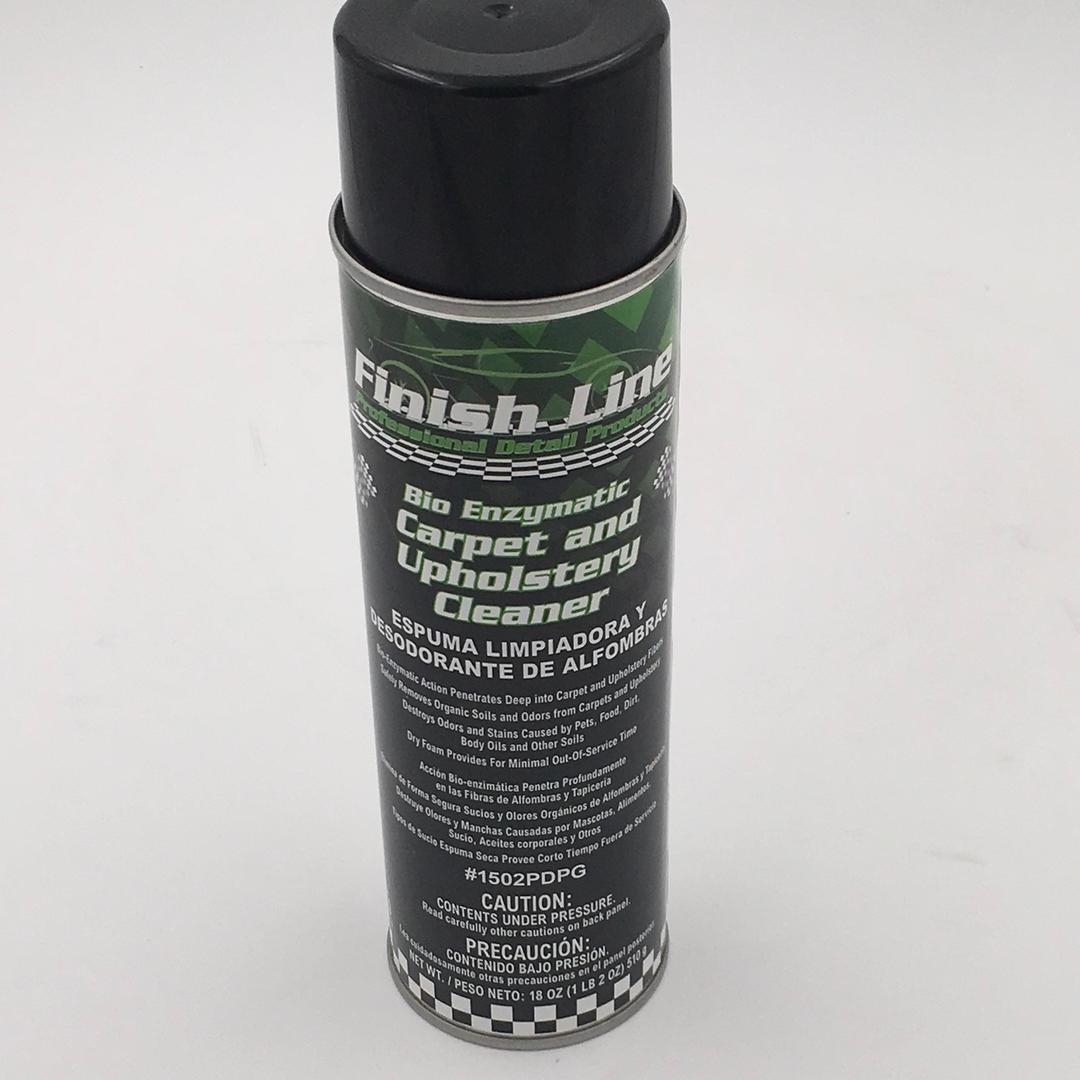 Finish Line Bio-Enzymatic Carpet & Upholstery Cleaner - 18 oz Aerosol Can