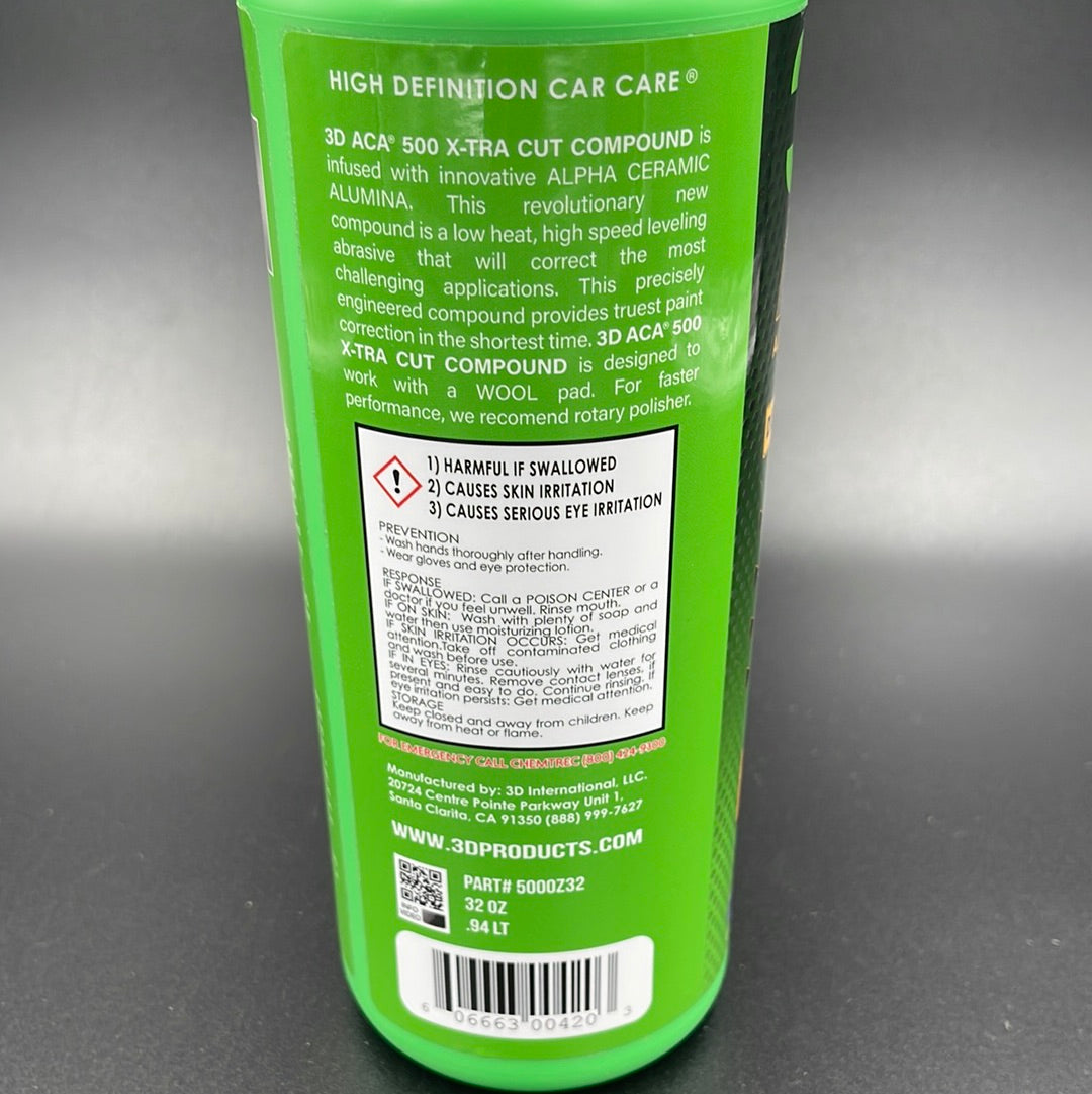 3D ACA X-TRA Cut Compound 32OZ