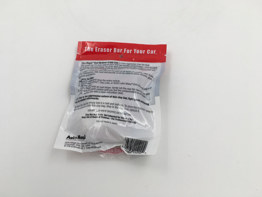 ClayMagic Red Medium grade bar 200 gram