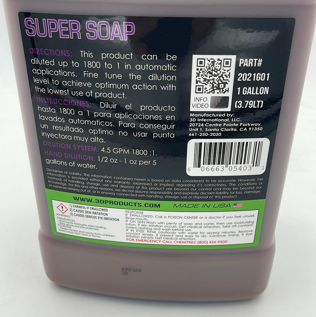 3D Super Soap 1 Gal