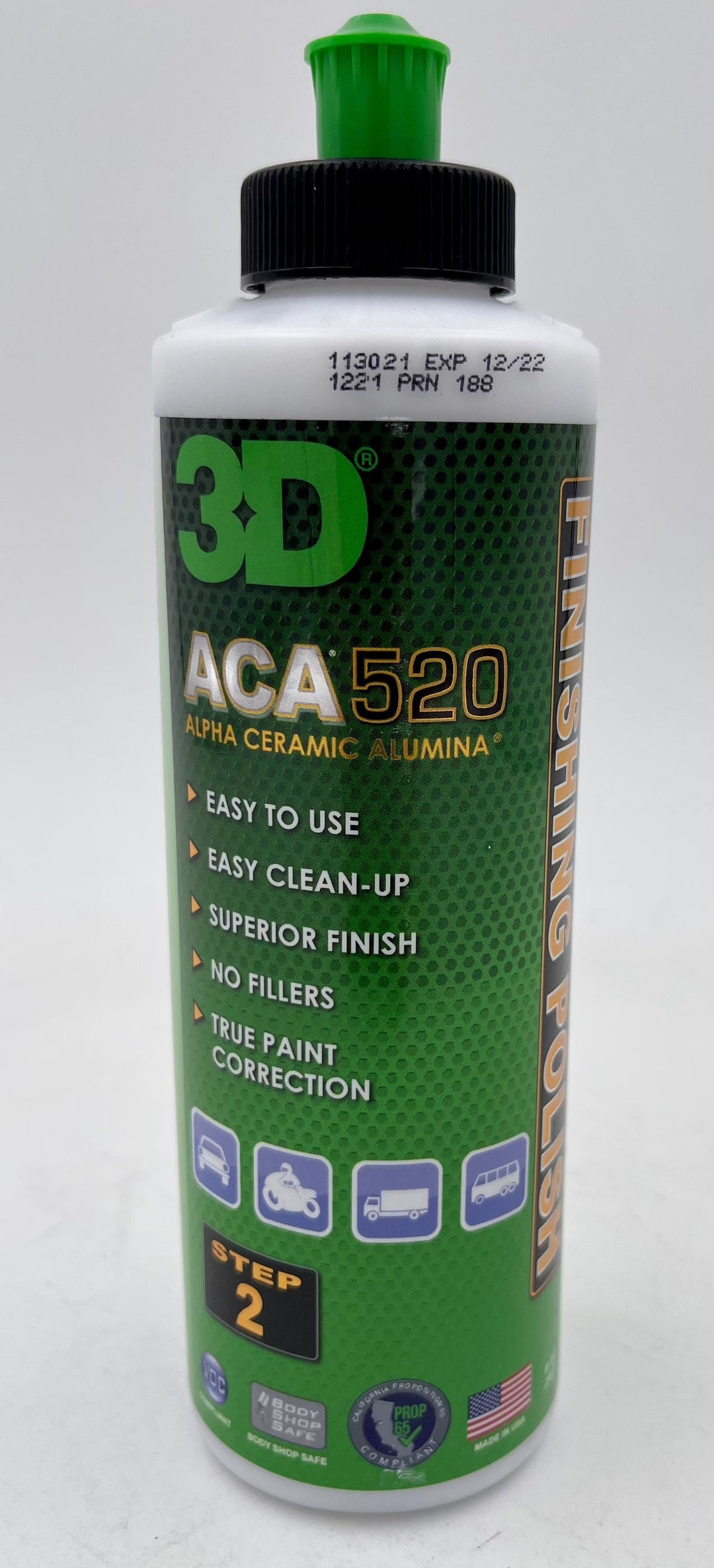 3D ACA 520 Finishing Polish 8 oz
